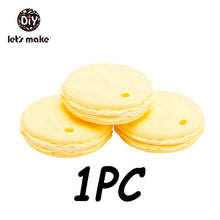 Load image into Gallery viewer, BPA Free Silicone Teethers Food Grade Tiny Rod DIY Teething Necklace Baby Shower Gifts Cartoon Animals Teether Let's Make 1pc