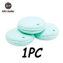 Load image into Gallery viewer, BPA Free Silicone Teethers Food Grade Tiny Rod DIY Teething Necklace Baby Shower Gifts Cartoon Animals Teether Let's Make 1pc