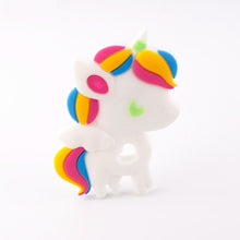 Load image into Gallery viewer, BPA Free Silicone Teethers Food Grade Tiny Rod DIY Teething Necklace Baby Shower Gifts Cartoon Animals Teether Let's Make 1pc