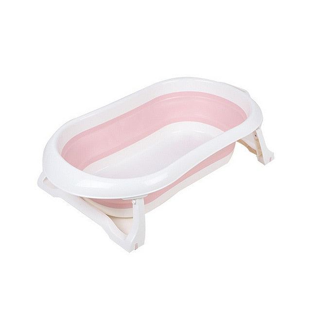 Newborn Baby Folding Bath Tub Baby Swim Tubs Bath Body Washing Portable Foldable Children Eco-friendly Non-Slip Safe Kid Bathtub