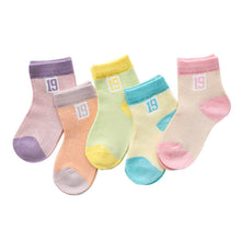 Load image into Gallery viewer, 5Pairs/lot 0-2Y Infant Baby Socks Baby Socks for Girls Cotton Mesh Cute Newborn Boy Toddler Socks Baby Clothes Accessories