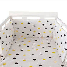 Load image into Gallery viewer, baby nursery Nordic Stars Design Baby Bed Thicken Bumper One-piece Crib Around Cushion Cot Protector Pillows Newborns Room Decor