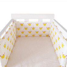 Load image into Gallery viewer, baby nursery Nordic Stars Design Baby Bed Thicken Bumper One-piece Crib Around Cushion Cot Protector Pillows Newborns Room Decor