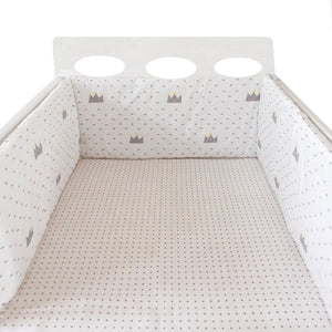 baby nursery Nordic Stars Design Baby Bed Thicken Bumper One-piece Crib Around Cushion Cot Protector Pillows Newborns Room Decor