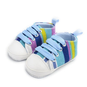 New Canvas Classic Sports Sneakers Newborn Baby Boys Girls First Walkers Shoes Infant Toddler Soft Sole Anti-slip Baby Shoes