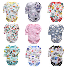 Load image into Gallery viewer, newborn bodysuit baby babies bebes clothes long sleeve cotton printing infant clothing 1pcs 0-24 Months