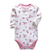 Load image into Gallery viewer, newborn bodysuit baby babies bebes clothes long sleeve cotton printing infant clothing 1pcs 0-24 Months