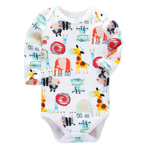 newborn bodysuit baby babies bebes clothes long sleeve cotton printing infant clothing 1pcs 0-24 Months