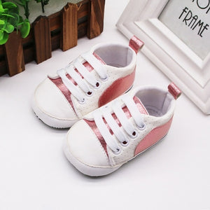 New Canvas Classic Sports Sneakers Newborn Baby Boys Girls First Walkers Shoes Infant Toddler Soft Sole Anti-slip Baby Shoes