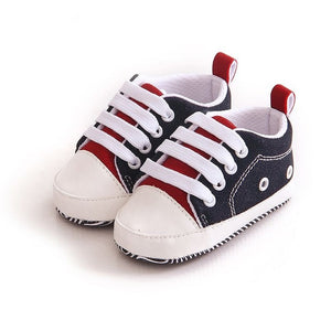 New Canvas Classic Sports Sneakers Newborn Baby Boys Girls First Walkers Shoes Infant Toddler Soft Sole Anti-slip Baby Shoes