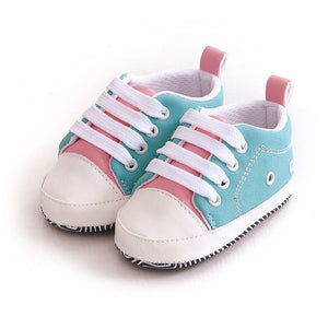 New Canvas Classic Sports Sneakers Newborn Baby Boys Girls First Walkers Shoes Infant Toddler Soft Sole Anti-slip Baby Shoes