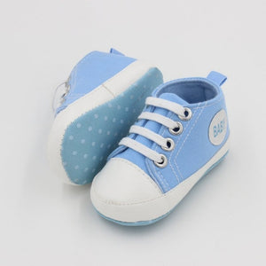 New Canvas Classic Sports Sneakers Newborn Baby Boys Girls First Walkers Shoes Infant Toddler Soft Sole Anti-slip Baby Shoes