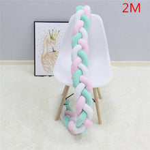 Load image into Gallery viewer, 1M/2M/3M Baby Bumper Bed Braid Knot Pillow Cushion Bumper for Infant Bebe Crib Protector Cot Bumper Room Decor