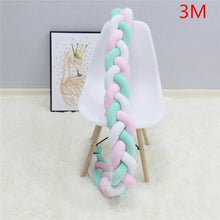 Load image into Gallery viewer, 1M/2M/3M Baby Bumper Bed Braid Knot Pillow Cushion Bumper for Infant Bebe Crib Protector Cot Bumper Room Decor