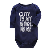 Load image into Gallery viewer, newborn bodysuit baby babies bebes clothes long sleeve cotton printing infant clothing 1pcs 0-24 Months