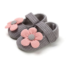 Load image into Gallery viewer, Newborn Baby Girls Shoes PU leather Buckle First Walkers With Bow Red Black Pink White Soft Soled Non-slip Crib Shoes