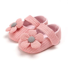 Load image into Gallery viewer, Newborn Baby Girls Shoes PU leather Buckle First Walkers With Bow Red Black Pink White Soft Soled Non-slip Crib Shoes