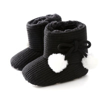 Load image into Gallery viewer, Cute Autumn Winter Infants Shoes Baby Girl Boy Polka Dot Knitting Boots Casual Sneakers Non-slip Soft Soled Walking Shoes