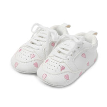 Load image into Gallery viewer, Baby Shoes Letter Printed Soft Bottom Footwear Heart-shaped 0-18M Newborn First Walker