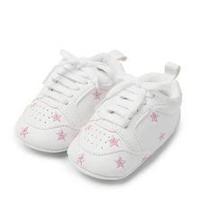 Load image into Gallery viewer, Baby Shoes Letter Printed Soft Bottom Footwear Heart-shaped 0-18M Newborn First Walker