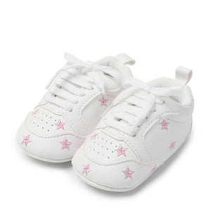 Baby Shoes Letter Printed Soft Bottom Footwear Heart-shaped 0-18M Newborn First Walker