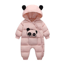 Load image into Gallery viewer, Baby Boy Girl Clothes 2019 New Born Winter Hooded Rompers Thick Cotton Outfit Newborn Jumpsuit Children Costume Toddler Romper