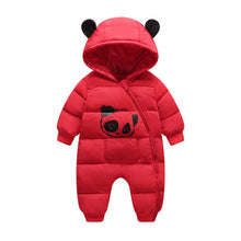 Load image into Gallery viewer, Baby Boy Girl Clothes 2019 New Born Winter Hooded Rompers Thick Cotton Outfit Newborn Jumpsuit Children Costume Toddler Romper