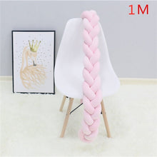 Load image into Gallery viewer, 1M/2M/3M Baby Bumper Bed Braid Knot Pillow Cushion Bumper for Infant Bebe Crib Protector Cot Bumper Room Decor