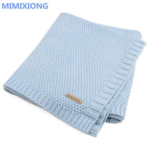 Baby Blanket Knitted Newborn Swaddle Wrap Blankets Super Soft Toddler Infant Bedding Quilt For Bed Sofa Basket Stroller Blankets