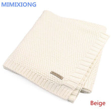 Load image into Gallery viewer, Baby Blanket Knitted Newborn Swaddle Wrap Blankets Super Soft Toddler Infant Bedding Quilt For Bed Sofa Basket Stroller Blankets