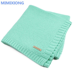 Baby Blanket Knitted Newborn Swaddle Wrap Blankets Super Soft Toddler Infant Bedding Quilt For Bed Sofa Basket Stroller Blankets