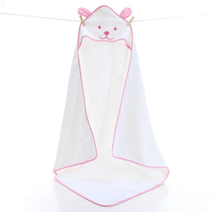 Baby Towel Newborn Bath Comfortable Soft Baby Hooded Bathrobe Cute Animal Beach Cotton Towel kids Babies Blanket