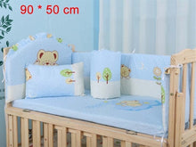 Load image into Gallery viewer, 5Pcs/Set Cartoon Animated Crib Bed Bumper For Newborns 100%Cotton Comfortable Children&#39;s Bed Protector Baby Washable Bedding Set