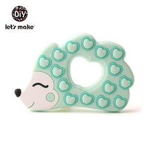 Load image into Gallery viewer, BPA Free Silicone Teethers Food Grade Tiny Rod DIY Teething Necklace Baby Shower Gifts Cartoon Animals Teether Let&#39;s Make 1pc