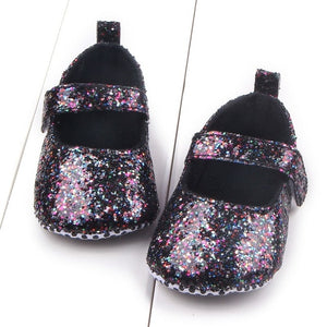 New Baby Girl Shoes Lace PU Leather Princess Baby Crown Shoes First Walkers Newborn Moccasins For Girls