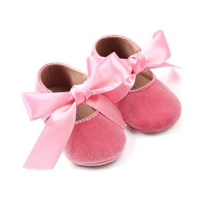 New Baby Girl Shoes Lace PU Leather Princess Baby Crown Shoes First Walkers Newborn Moccasins For Girls