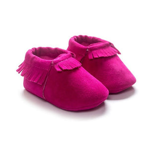 New Baby Girl Shoes Lace PU Leather Princess Baby Crown Shoes First Walkers Newborn Moccasins For Girls