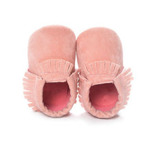 Load image into Gallery viewer, New Baby Girl Shoes Lace PU Leather Princess Baby Crown Shoes First Walkers Newborn Moccasins For Girls