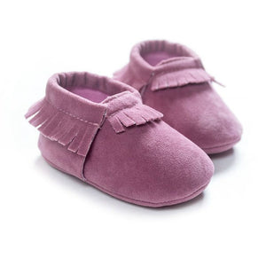 New Baby Girl Shoes Lace PU Leather Princess Baby Crown Shoes First Walkers Newborn Moccasins For Girls