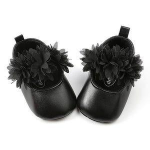 New Baby Girl Shoes Lace PU Leather Princess Baby Crown Shoes First Walkers Newborn Moccasins For Girls