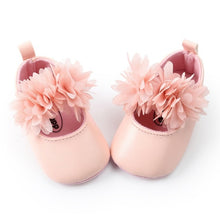 Load image into Gallery viewer, New Baby Girl Shoes Lace PU Leather Princess Baby Crown Shoes First Walkers Newborn Moccasins For Girls