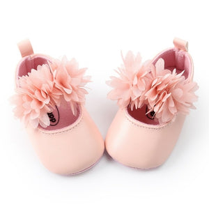 New Baby Girl Shoes Lace PU Leather Princess Baby Crown Shoes First Walkers Newborn Moccasins For Girls