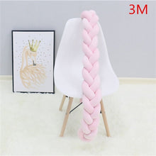 Load image into Gallery viewer, 1M/2M/3M Baby Bumper Bed Braid Knot Pillow Cushion Bumper for Infant Bebe Crib Protector Cot Bumper Room Decor