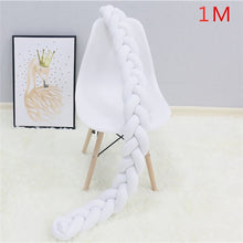 Load image into Gallery viewer, 1M/2M/3M Baby Bumper Bed Braid Knot Pillow Cushion Bumper for Infant Bebe Crib Protector Cot Bumper Room Decor