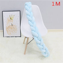 Load image into Gallery viewer, 1M/2M/3M Baby Bumper Bed Braid Knot Pillow Cushion Bumper for Infant Bebe Crib Protector Cot Bumper Room Decor